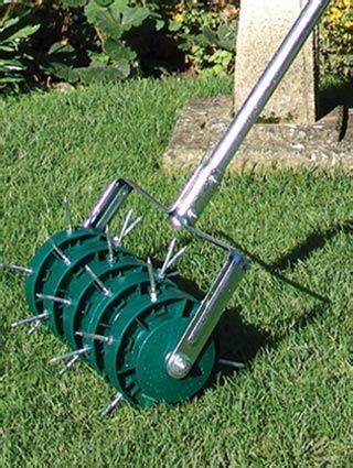 Lawn Aerating with Solid Tines or Spikes | Aerate lawn, Lawn and garden ...