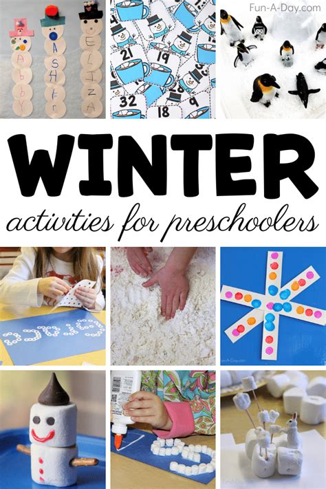 Epic List of Winter Activities for Preschoolers - Fun-A-Day!