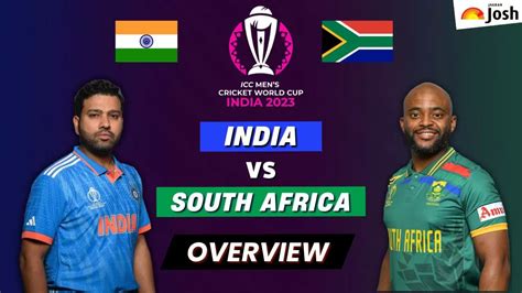 India vs South Africa World Cup 2023: Playing 11, Where to Watch, Live ...