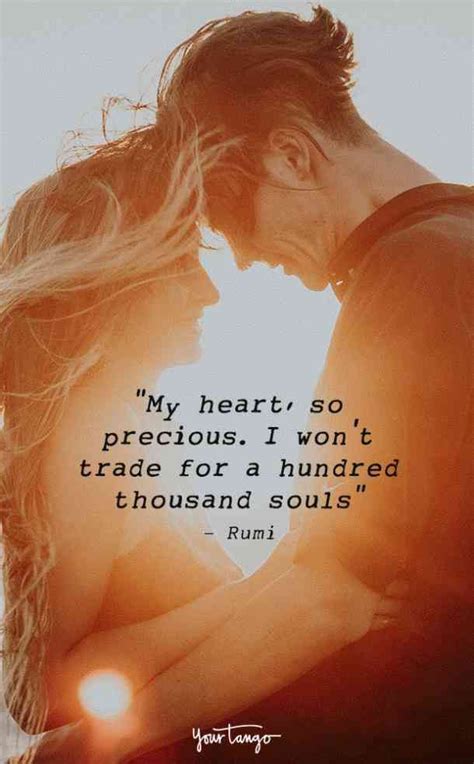 "My heart, so precious. I won't trade for a hundred thousand souls ...