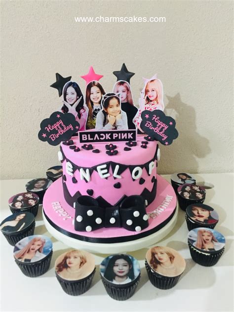 Black Pink Kpop Cake, A Customize Kpop cake