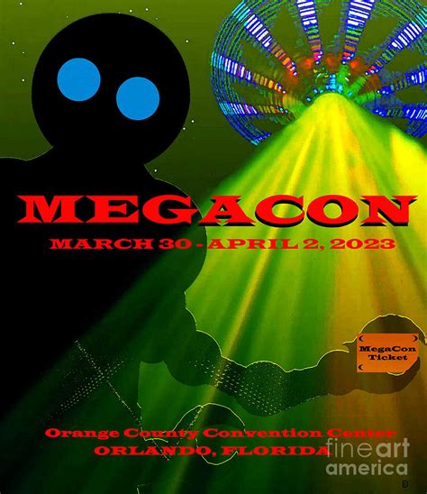 MegaCon 2023 Orlando Florida Mixed Media by David Lee Thompson - Pixels