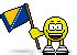 Flag of Bosnia emoticon | Emoticons and Smileys for Facebook/MSN/Skype ...