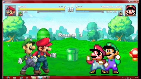 Mugen SSBB Mario Bros vs SMW Fighting Mario Bros - YouTube