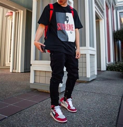 How to get original Nike Off-White Air Jordan 1 Red | Streetwear men ...