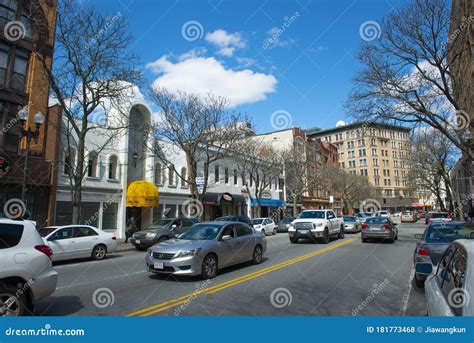 Historic Commercial Buildings in Lawrence, Massachusetts, USA Editorial ...