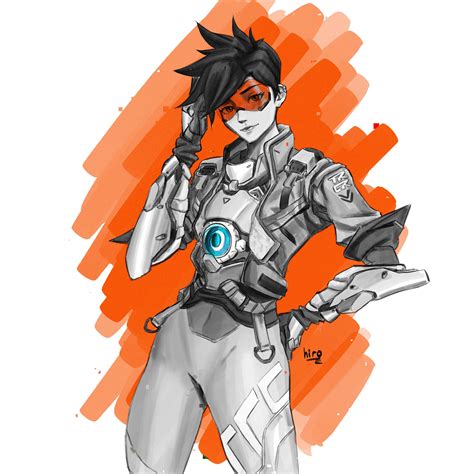 Holding Pulse bomb until Overwatch 2 :) || Tracer Fanart (by me) : r ...