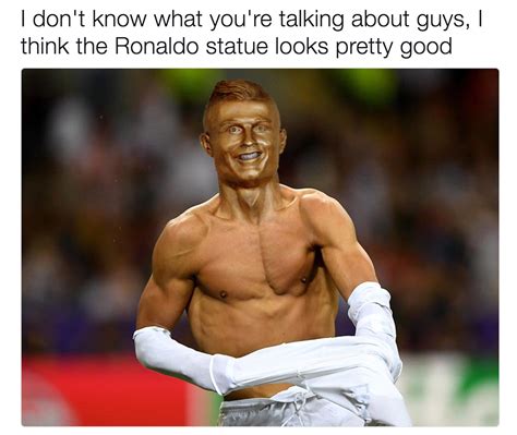 Just Like Him | Cristiano Ronaldo Bust | Know Your Meme