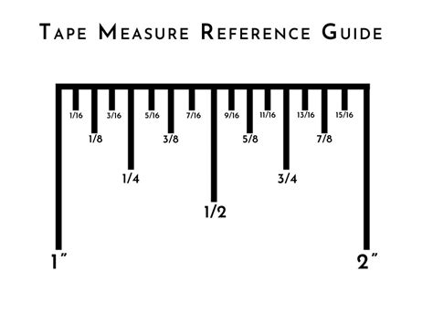 Tape Measure Markings Printable - Printable Word Searches