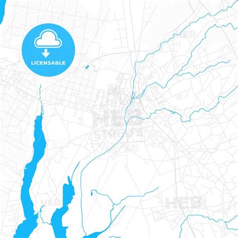 Ovar, Portugal PDF vector map with water in focus - HEBSTREITS Sketches ...