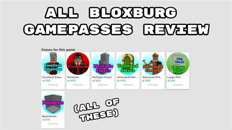 Roblox Bloxburg Best Gamepass - BEST HOME DESIGN IDEAS