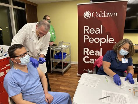 Oaklawn begins administering COVID-19 vaccine to staff - Oaklawn Hospital