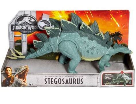 Jurassic World Fallen Kingdom Action Attack Stegosaurus Action Figure ...