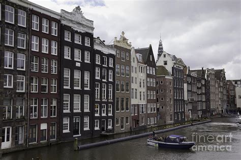 Dancing Houses Damrak Canal Amsterdam Photograph by Teresa Mucha | Fine ...