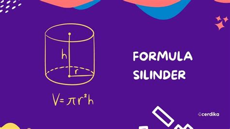 √ Formula Silinder (Ciri, Isipadu & Luas Permukaan)