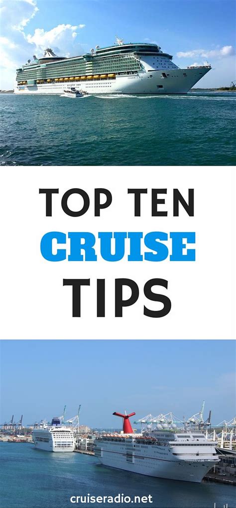 Top 10 Cruise Tips | Cruise tips, Cruise vacation, Cruise travel