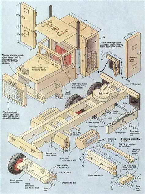 Wooden Truck Plans • WoodArchivist