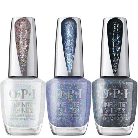 OPI Infinite Shine - All A'twitter In Glitter, Puttin' On The Glitz ...