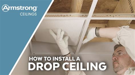 How to Install a Drop Ceiling | Armstrong Ceilings for the Home - YouTube