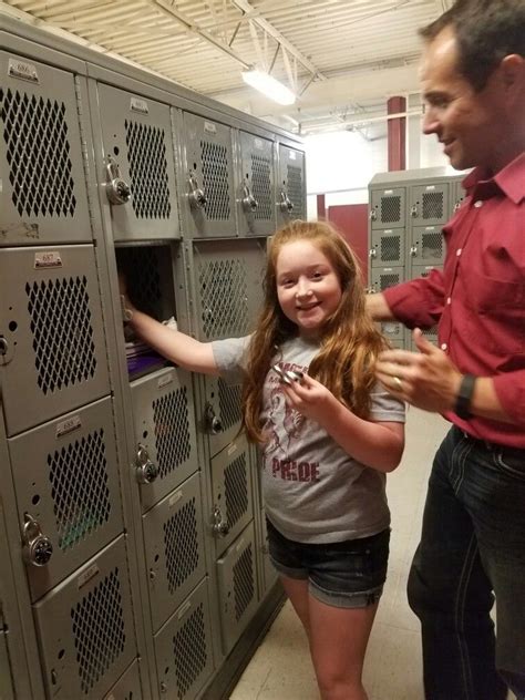 Olivia showing us her P.E. locker in 6th grade | Olivia, H.e.r., Lockers