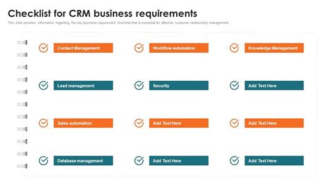 Customer Relationship Management Toolkit Checklist For CRM Business ...