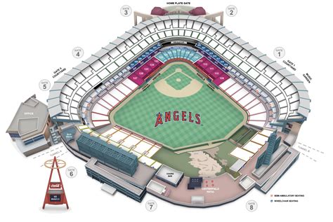 Anaheim Stadium Seating Chart With Seat Numbers | Two Birds Home