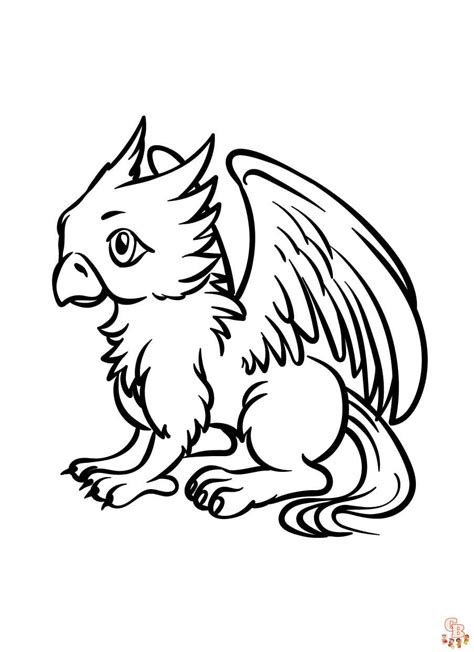 Printable Griffin Coloring Pages Free For Kids And Andults