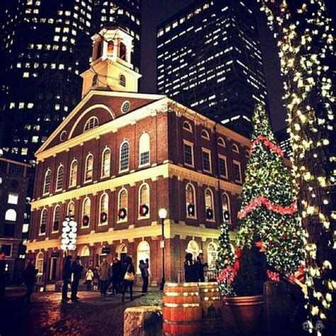 Beautiful night... :) | Christmas in boston, Christmas in the city, In ...