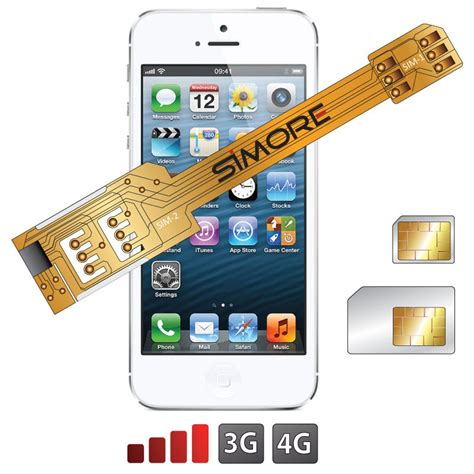 X-Twin 5S Dual SIM adapter for iPhone 5S all iOS versions | SIMORE.com