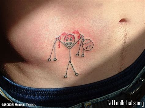 40 best Stick Figures With Tattoos images on Pinterest | Funny tattoos ...