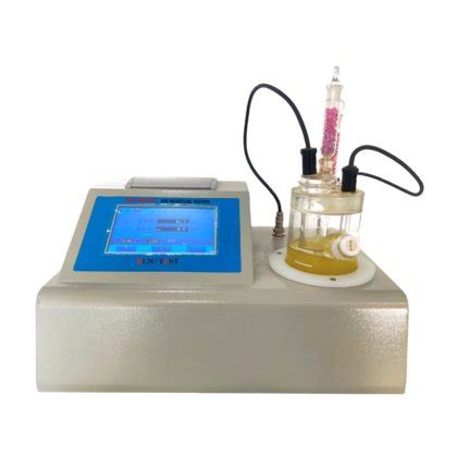 Karl Fischer Instrument Oil Moisture Water Content Tester Coulometric ...