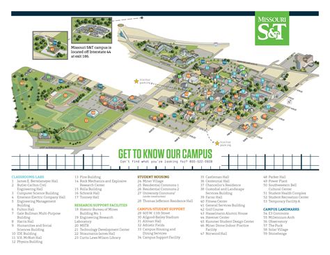 Southeast Missouri State University Campus Map