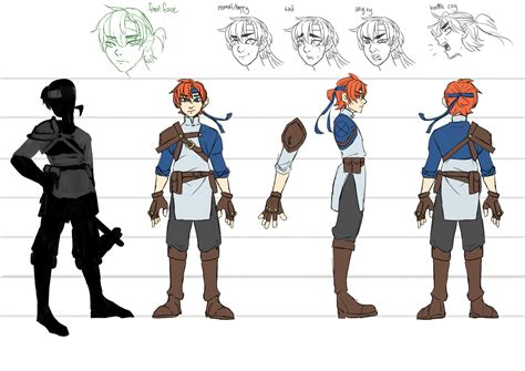 ArtStation - Lucian Character Turnaround sheet