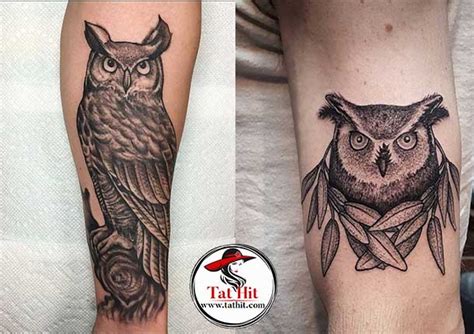 Owl Tattoo Meanings with Owl tattoo Designs (2020) - Tat Hit