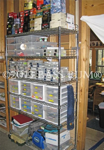 Fishing Tackle Gear - A Fishing Man Cave - Fishing Tackle Storage Systems