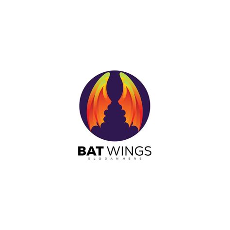 bat wing symbol logo design template business 18749557 Vector Art at ...