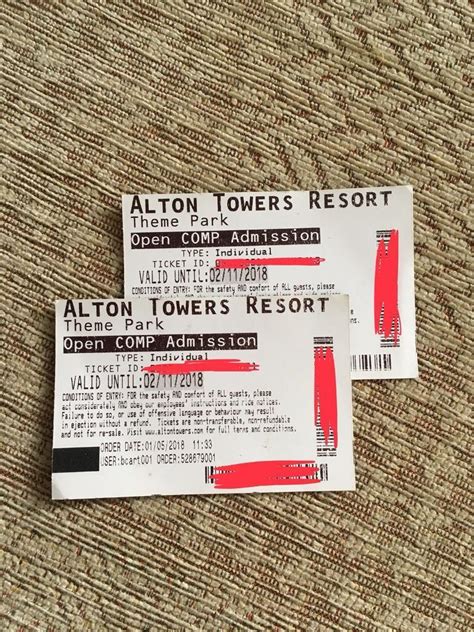 Alton towers tickets | in Hove, East Sussex | Gumtree