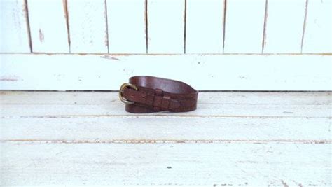 Vintage wide dark brown thick leather belt/harness | Etsy | Thick ...