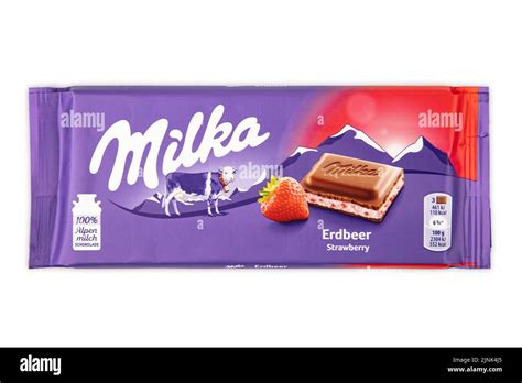 chocolate bar, milka, chocolate bars Stock Photo - Alamy