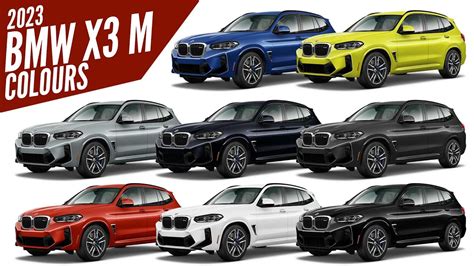 2023 BMW X3 M - All Color Options - Images | AUTOBICS - YouTube