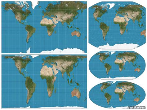 Mercator Projection Vs Robinson Projection