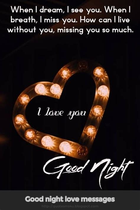 Good night love messages | Good night love messages, Beautiful good ...