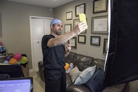 Lights! Camera! Suction! How A Plastic Surgeon Became A Snapchat Sensation