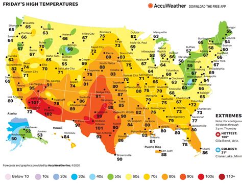 Weather In The Usa Today Map | Kinderzimmer 2018