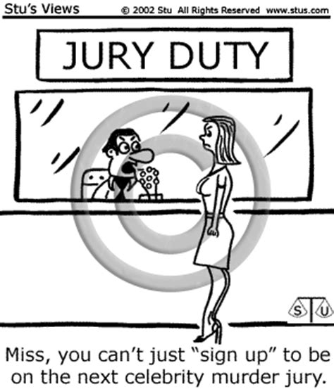 Jury Duty Cartoon