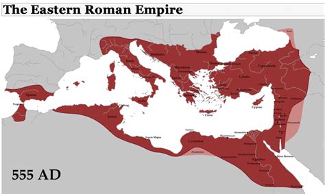 Map Of Eastern Roman Empire