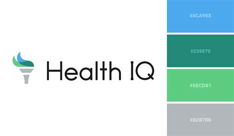 logo color schemes – health iq palette | Visual Learning Center by Visme