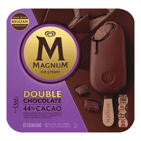 Magnum Double Chocolate Ice Cream Bars - Shop Bars & Pops at H-E-B