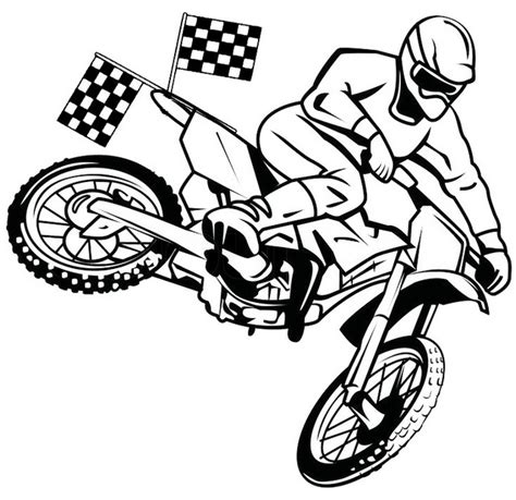 5 Great Dirt Bike Coloring Pages for Boys - Coloring Pages