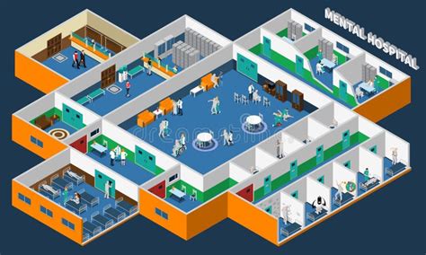 Mental Hospital Padded Room Stock Illustration - Illustration of ...